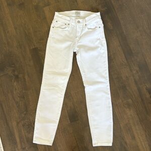 J. Crew White Skinny Jeans